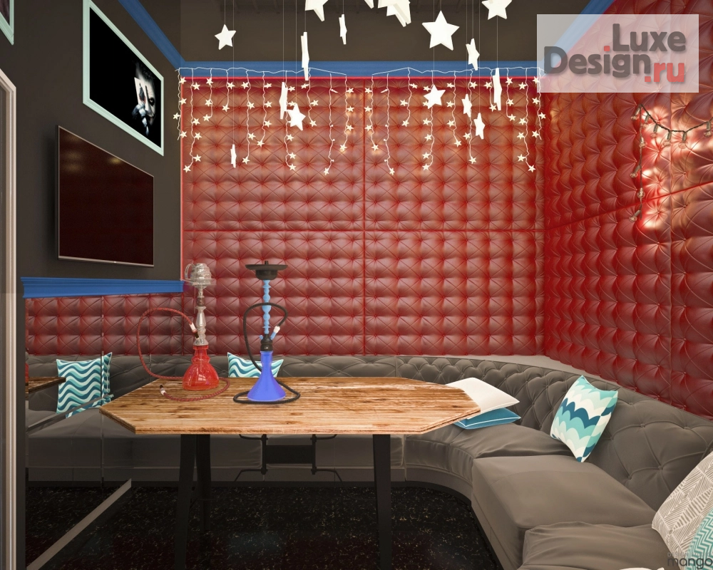 Дизайн интерьера кафе "Проект кальянной" (фото 15)