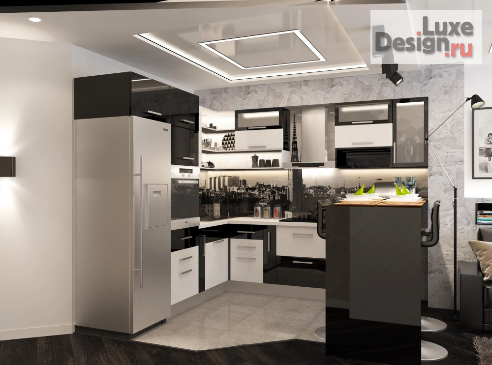 Дизайн интерьера двухкомнатной квартиры "Проект квартиры 45 кв.м." (фото 4)