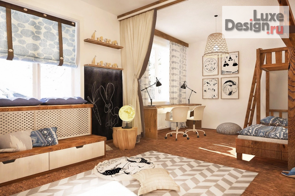 Дизайн интерьера коттеджа "Проект интерьера дома в Березках (пос. Озерный)" (фото 12)