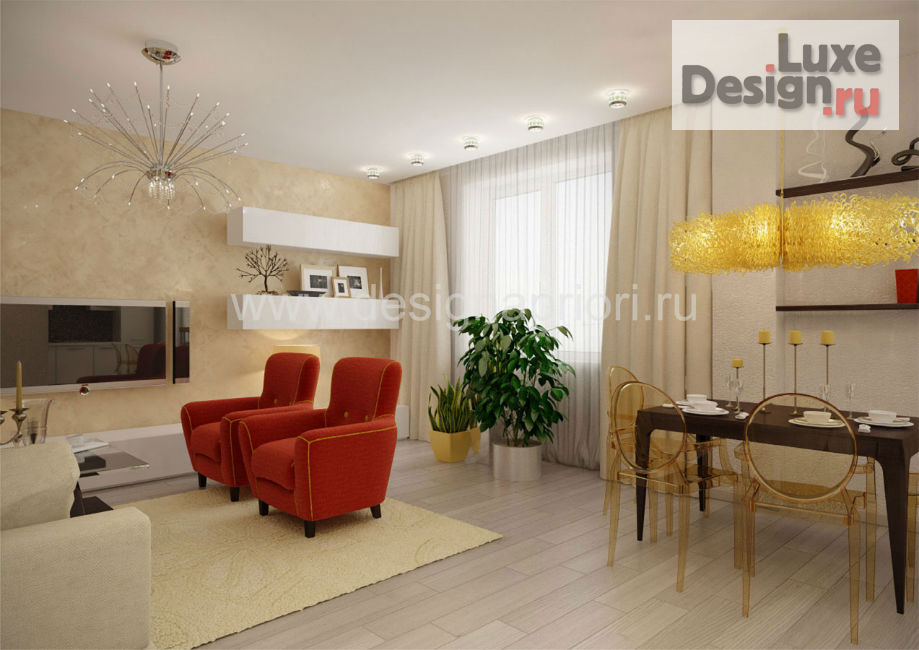 Дизайн интерьера квартиры "Дизайн интерьера квартиры" (фото 2)