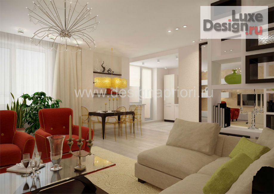 Дизайн интерьера квартиры "Дизайн интерьера квартиры" (фото 3)