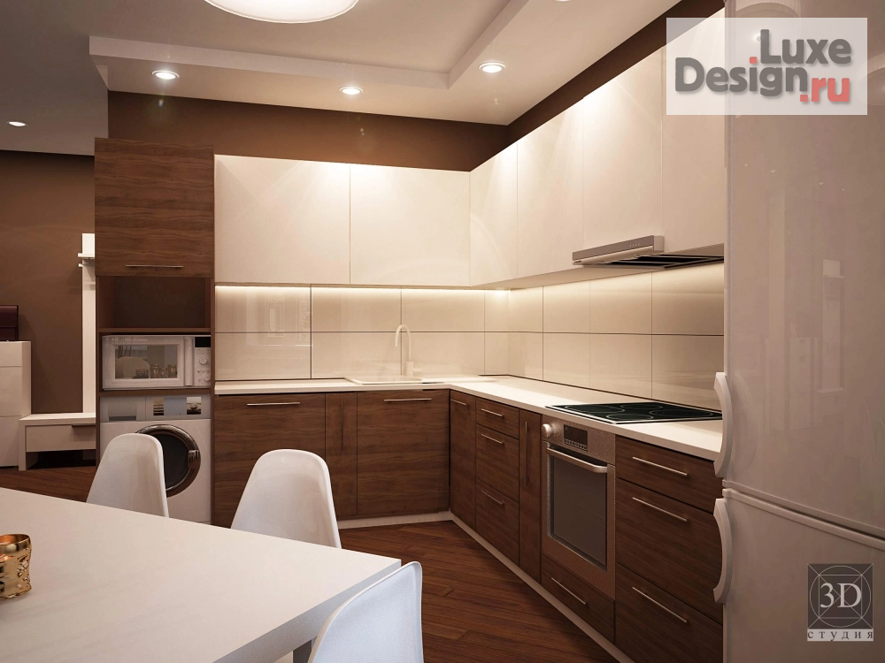 Дизайн интерьера двухкомнатной квартиры "Проект квартиры" (фото 5)