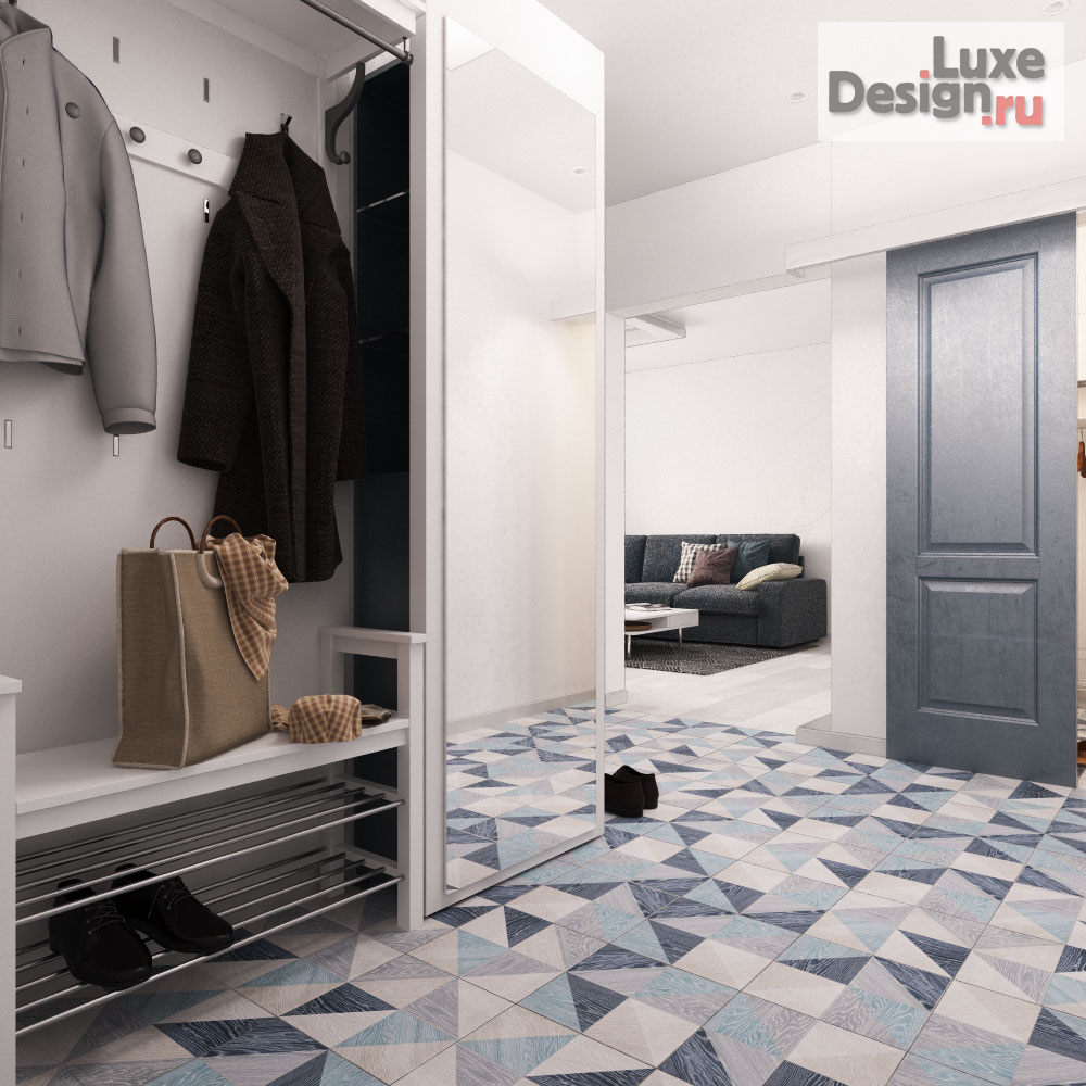 Дизайн интерьера трехкомнатной квартиры "Скандинавский интерьер" (фото 5)