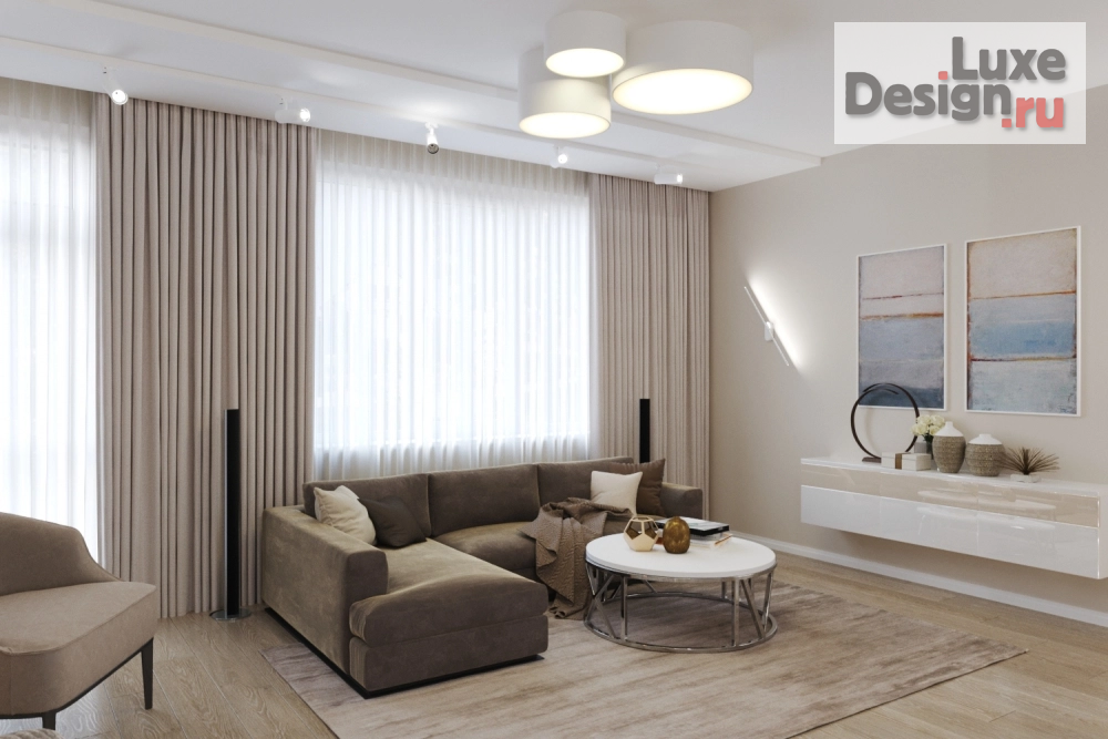 Дизайн интерьера гостиной "Гостиная" (фото 1)