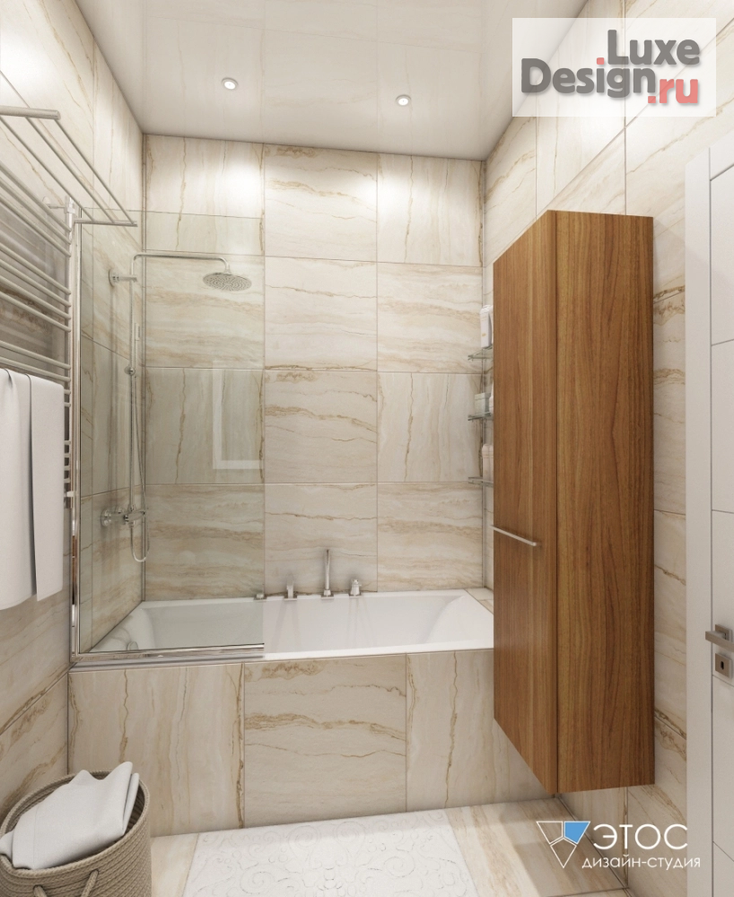 Дизайн интерьера ванной "Ванная комната" (фото 2)