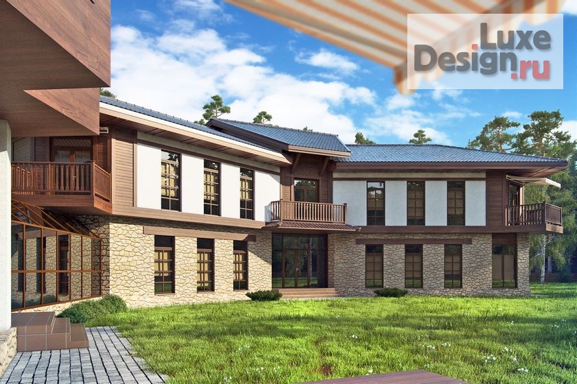 Общественная архитектура "Проект парк-отеля Болгарский дом" (фото 2)