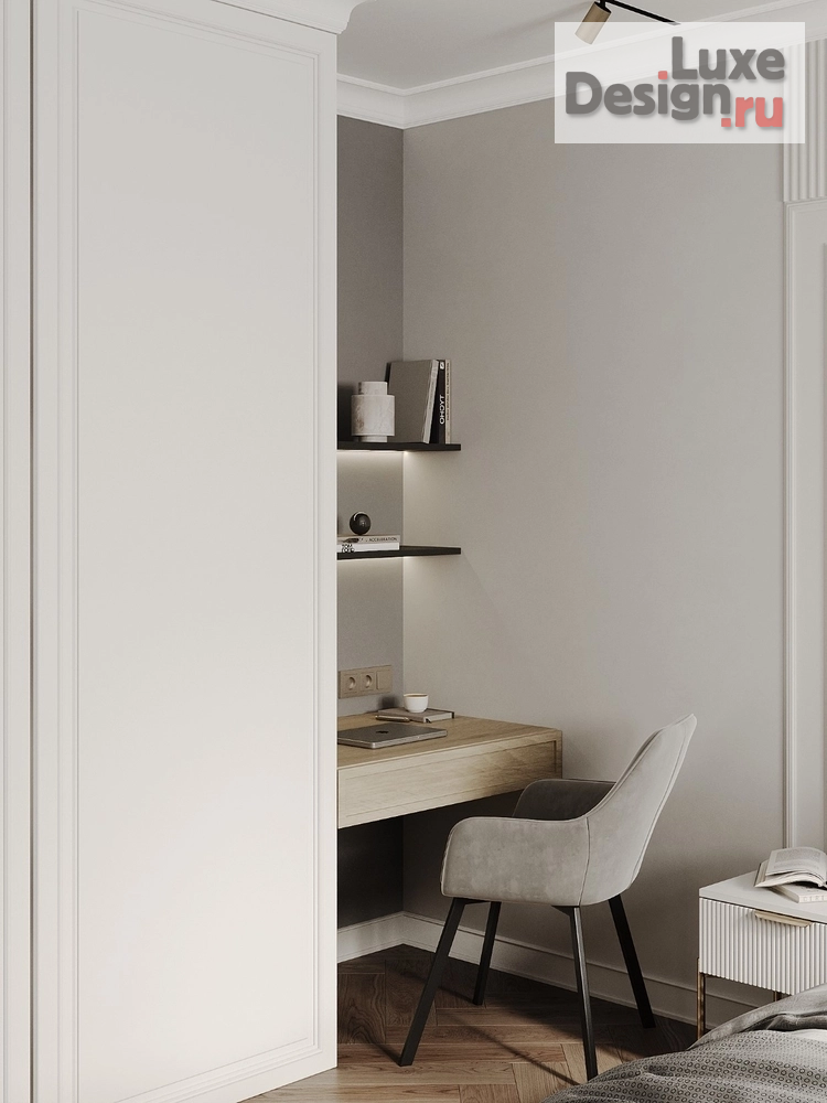 Дизайн интерьера однокомнатной квартиры "Дизайн интерьера однокомнатной квартиры "Квартира 31 м² - Набережная Иркута"" (фото 19)