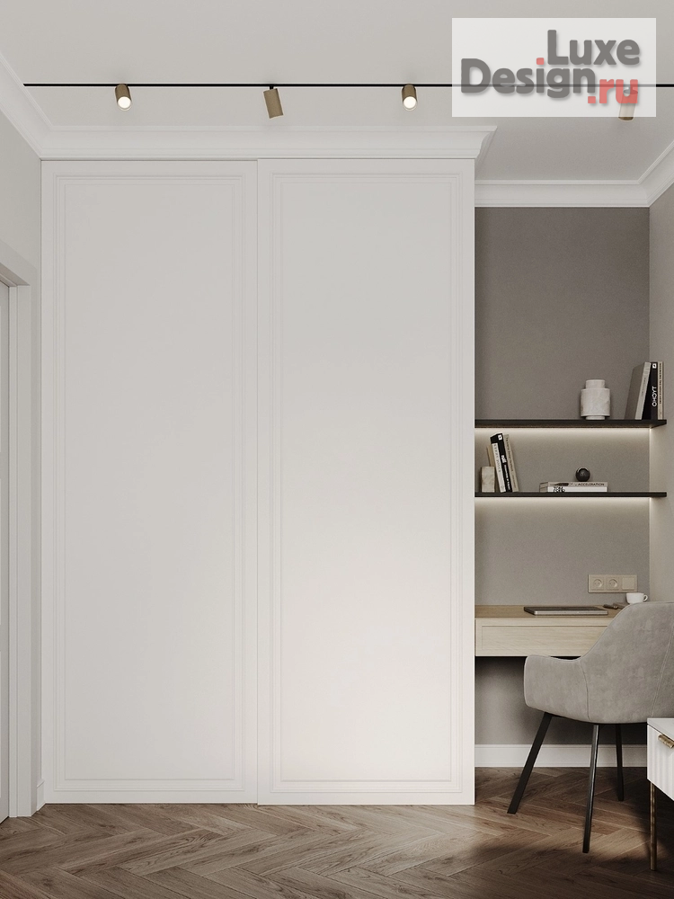 Дизайн интерьера однокомнатной квартиры "Дизайн интерьера однокомнатной квартиры "Квартира 31 м² - Набережная Иркута"" (фото 21)