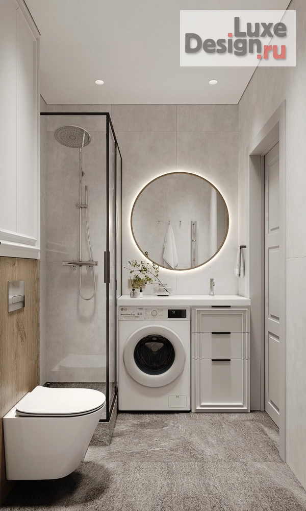 Дизайн интерьера однокомнатной квартиры "Дизайн интерьера однокомнатной квартиры "Квартира 31 м² - Набережная Иркута"" (фото 25)