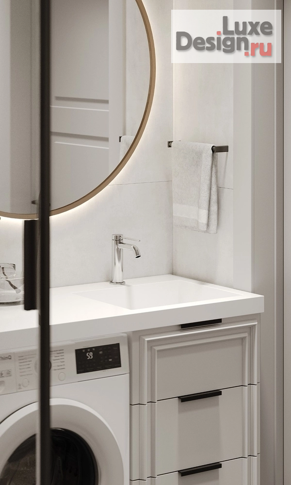 Дизайн интерьера однокомнатной квартиры "Дизайн интерьера однокомнатной квартиры "Квартира 31 м² - Набережная Иркута"" (фото 27)