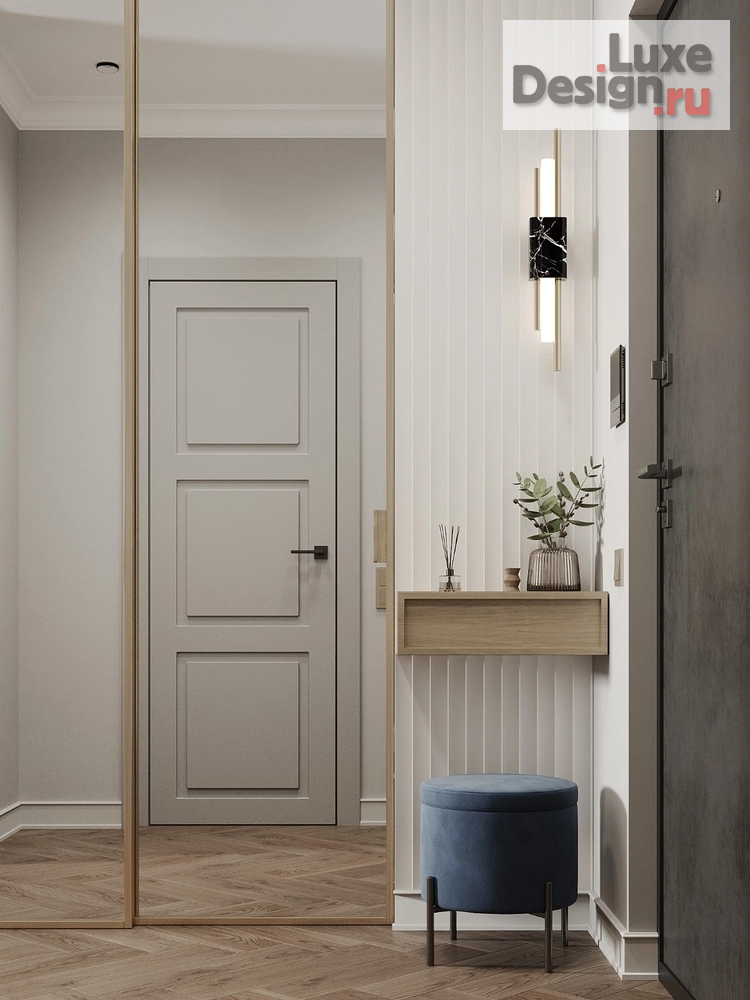 Дизайн интерьера однокомнатной квартиры "Дизайн интерьера однокомнатной квартиры "Квартира 31 м² - Набережная Иркута"" (фото 5)