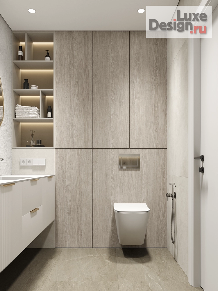 Дизайн интерьера четырехкомнатной квартиры "Квартира 98 м² - ЖК Европейский Берег" (фото 54)