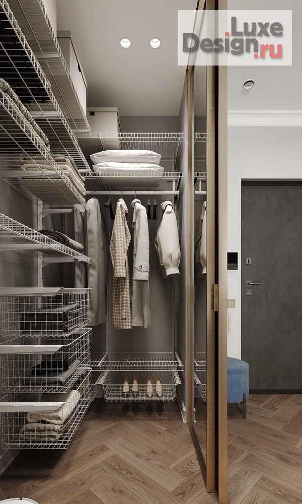 Дизайн интерьера однокомнатной квартиры "Дизайн интерьера однокомнатной квартиры "Квартира 31 м² - Набережная Иркута"" (фото 8)