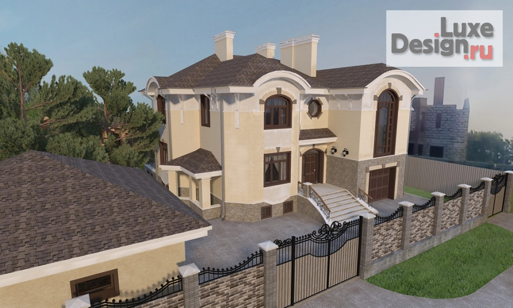 Частная архитектура "Загородный дом в пос. Морской" (фото 2)