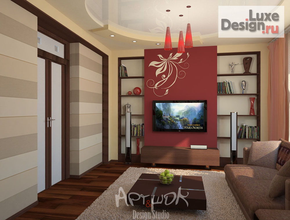 Дизайн интерьера трехкомнатной квартиры "Спальня в квартире по ул. Железнодорожная" (фото 2)