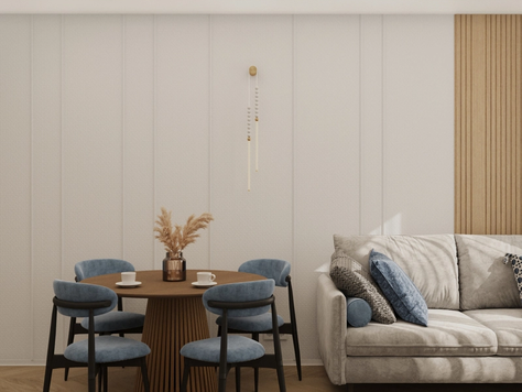 Дизайн интерьера трехкомнатной квартиры в Новосибирске "Дизайн-проект квартиры в Москве ЖК Октябрьское поле"