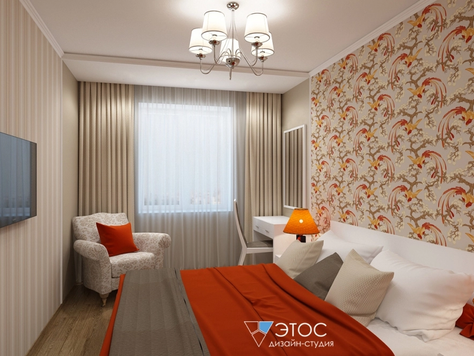 Дизайн интерьера спальни в Новосибирске "Спальня"