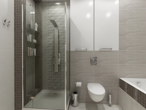 Дизайн интерьера ванной в Новосибирске "Ванная комната"